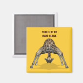 Flexible Giraffe Magnet (Vorderseite/Rückseite)