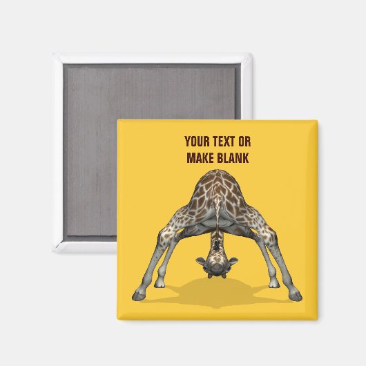 Flexible Giraffe Magnet (Vorderseite/Rückseite)