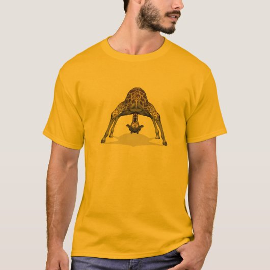 Flexible Giraffe T - Shirt (Vorderseite)