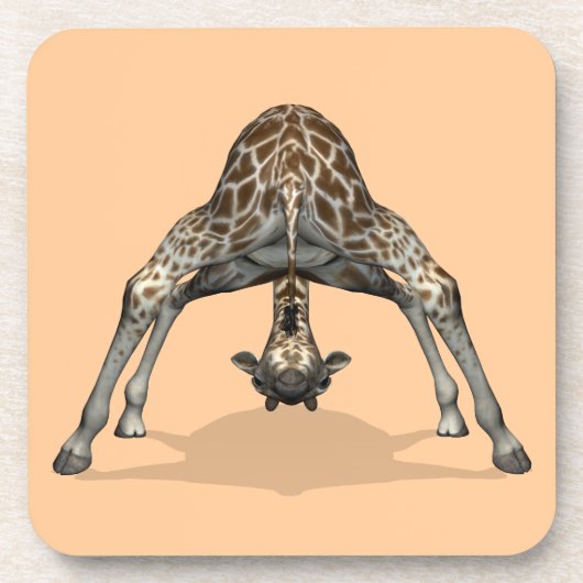 Flexible Giraffe Untersetzer (Vorderseite)