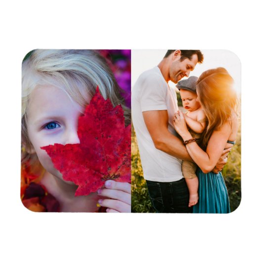 Flexible Magnet 2 Fotos (Horizontal)