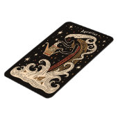Flexible Magnet Aquarius Celestial Zodiac Art (Linke Seite)