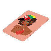 Flexible Magnet der BLM Black Woman's Tränen (Linke Seite)