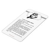 Flexible Magnet des Navy-Flyers (Linke Seite)