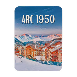 Flexible Magnet Les Arcs 1950 Skistation