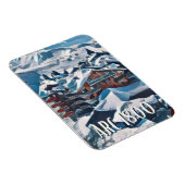 Flexible Magnet Les Arcs Skistation (Rechte Seite)