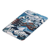 Flexible Magnet Les Arcs Skistation (Linke Seite)