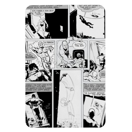 Flexible Magnet mit SPEED Comics aus den 1940er Ja (Vertikal)
