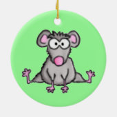 Flexible Maus Keramik Ornament (Hinten)