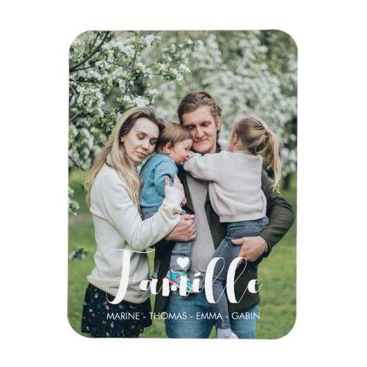 Flexible, personalisierte Bildaufnahme der Familie Magnet (Vertikal)