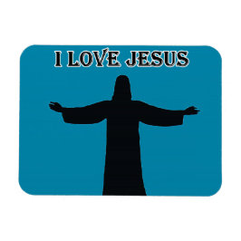 Flexible Photo Magnet i love jesus