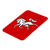 Flexible photo magnet with flag of Kent County (Linke Seite)