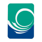 Flexible photo magnet with flag of Ottawa, Canada (Vertikal)