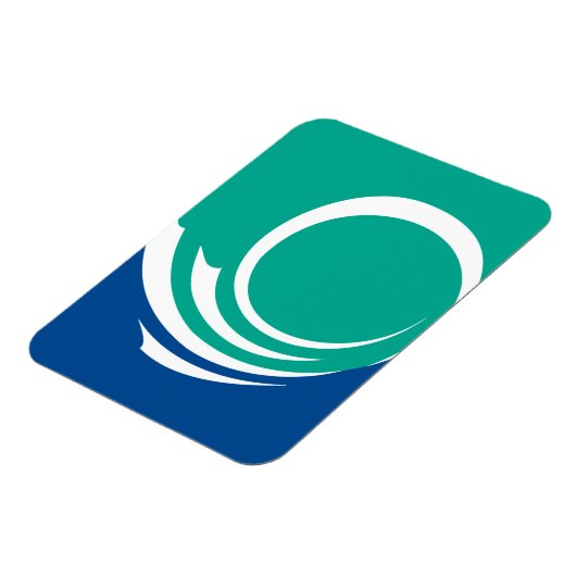 Flexible photo magnet with flag of Ottawa, Canada (Linke Seite)