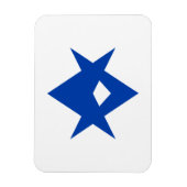 Flexible photo magnet with flag of Toyota City (Vertikal)