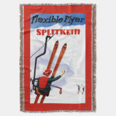 Flexibler Flyer Splitkein hölzerner SkisPromo Decke (Vorderseite Vertikal)