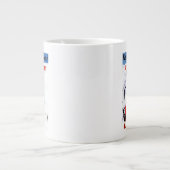 Flexibler Flyer Splitkein Holzskis Promo Jumbo-Tasse (Vorderseite)