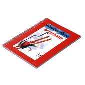 Flexibler Flyer Splitkein Holzskis Promo Notizblock (Linke Seite)