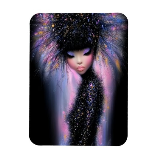 Flexibler Foto-Magnet Kosmische Diva Stellarer Gla Magnet (Vertikal)