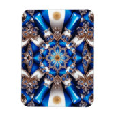 Flexibler Foto-Magnet mit argentinischen Farben Magnet (Vertikal)