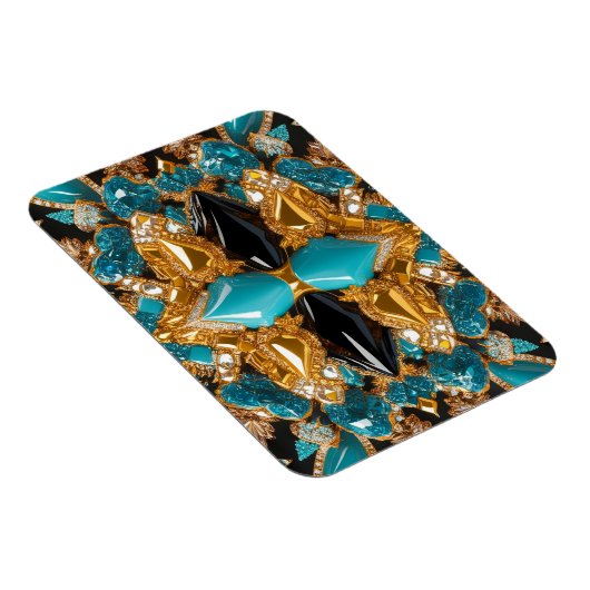 Flexibler Foto-Magnet mit Bahamas-Farben Magnet (Rechte Seite)