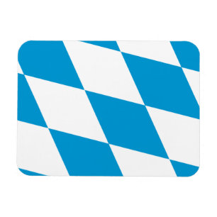 Flexibler Foto-Magnet mit bayerischer Flagge Magnet