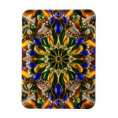 Flexibler Foto-Magnet mit Brasil-Farben Magnet (Vertikal)