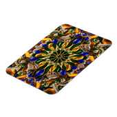 Flexibler Foto-Magnet mit Brasil-Farben Magnet (Linke Seite)