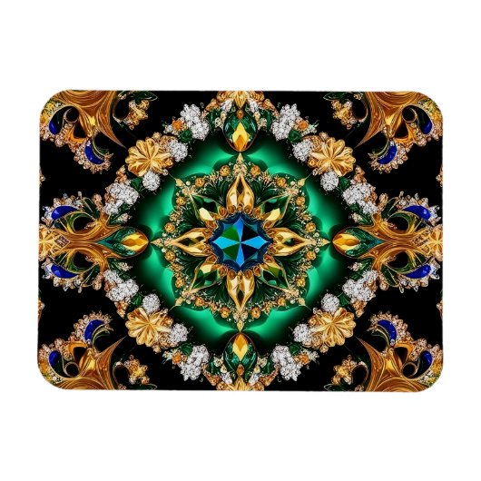 Flexibler Foto-Magnet mit brasilianischen Farben Magnet (Horizontal)