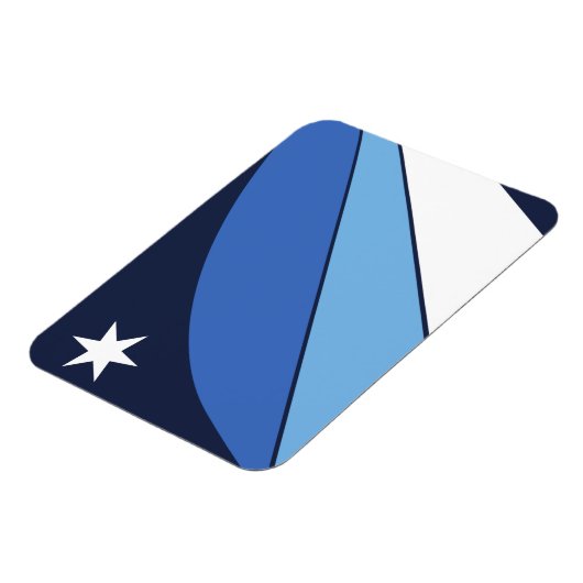 Flexibler Foto-Magnet mit Columbia-Flagge Magnet (Linke Seite)