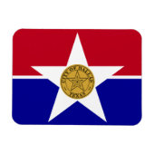 Flexibler Foto-Magnet mit Dallas-Flagge Magnet (Horizontal)