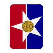 Flexibler Foto-Magnet mit Dallas-Flagge Magnet (Vertikal)