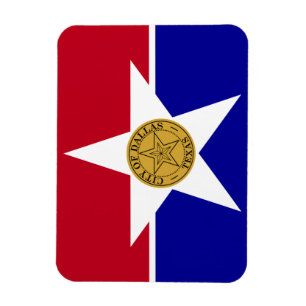 Flexibler Foto-Magnet mit Dallas-Flagge Magnet