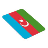 Flexibler Foto-Magnet mit der Flagge Aserbaidschan Magnet (Rechte Seite)