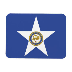 Flexibler Foto-Magnet mit der Flagge von Houston Magnet