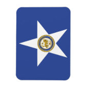 Flexibler Foto-Magnet mit der Flagge von Houston Magnet (Vertikal)