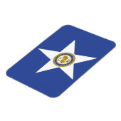 Flexibler Foto-Magnet mit der Flagge von Houston Magnet (Linke Seite)