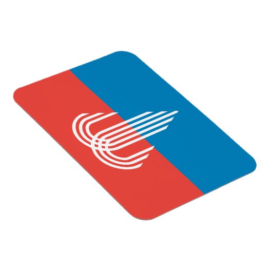 Flexibler Foto-Magnet mit der Flagge von Kansas Ci Magnet (Rechte Seite)