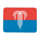 Flexibler Foto-Magnet mit der Flagge von Kansas Ci Magnet (Horizontal)