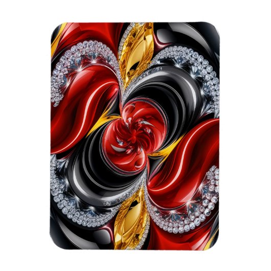 Flexibler Foto-Magnet mit deutschen Farben Magnet (Vertikal)