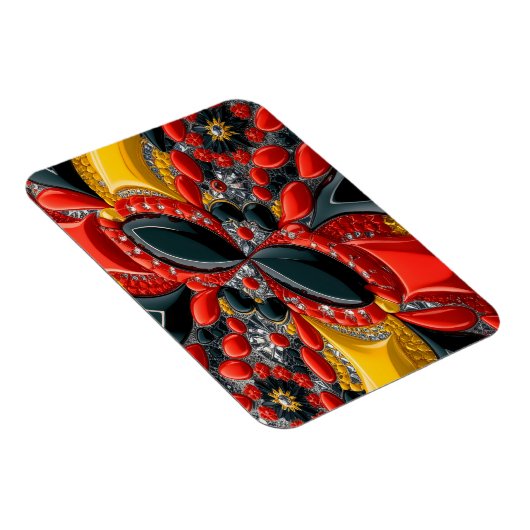 Flexibler Foto-Magnet mit Deutschland Colors Magnet (Rechte Seite)