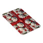 Flexibler Foto-Magnet mit englischer Rose Design Magnet (Rechte Seite)