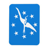 Flexibler Foto-Magnet mit Fahne von Corpus Christi Magnet (Vertikal)