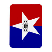 Flexibler Foto-Magnet mit Fahne von San Antonio Magnet (Vertikal)