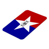 Flexibler Foto-Magnet mit Fahne von San Antonio Magnet (Linke Seite)