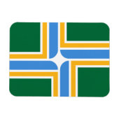 Flexibler Foto-Magnet mit Flagge von Portland Magnet (Horizontal)