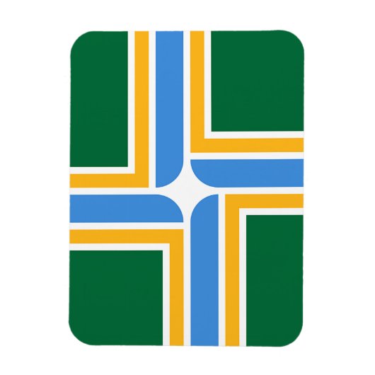 Flexibler Foto-Magnet mit Flagge von Portland Magnet (Vertikal)