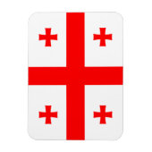 Flexibler Foto-Magnet mit georgischer Flagge Magnet (Vertikal)