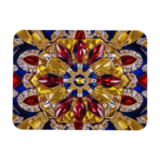 Flexibler Foto-Magnet mit kolumbianischen Farben Magnet (Horizontal)