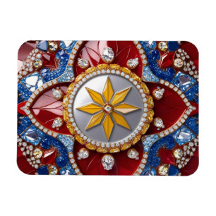 Flexibler Foto-Magnet mit Kolumbien-Farben Magnet